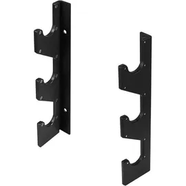 Yes4All SN5M Horizontale Wandhalterung Langhantel Halter, 3 Bars