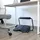 HJH Office Fußstütze PODI F Kunststoff Schwarz ergonomische Fußablage höhenverstellbar & neigbar, inkl. Beinablage, 830111