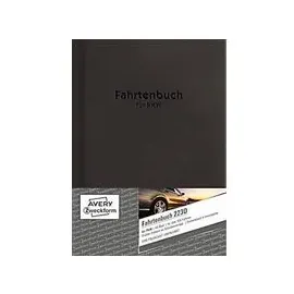Avery Zweckform Fahrtenbuch A5 schwarz