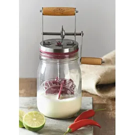 Kilner Butterfass mit Drehkurbel 1 Liter