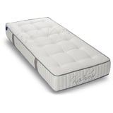 Revor Bedding Taschenfederkernmatratze Kaschmir Anatomic 1500 Viscogel, 28 cm hoch, Federn, (1 St.), mit Kaschmirbezug 4 (101 kg - 120 kg), B/H/L: 100 x 200 cm, Bezug, Material oben: Viskose-Kunstfaser-Wolle, unten: 1 St.