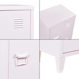 [en.casa] Nachtschrank Inari 57 x 40 x 30 cm Rosa