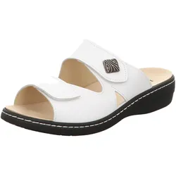 Longo Damen Pantolette bequem  in weiss
