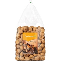 Seeberger Walnüsse Jumbo: Extra große Walnusskerne mit Schale - ideal für den kleinen Hunger zwischendurch - unverarbeitet - roh, vegan - inkl. Knackhörnchen (1 x 2,5 kg)