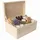 Creative Deco Holzkiste mit Deckel 30 x 20 x 14 cm 14-tlg. unlackiert
