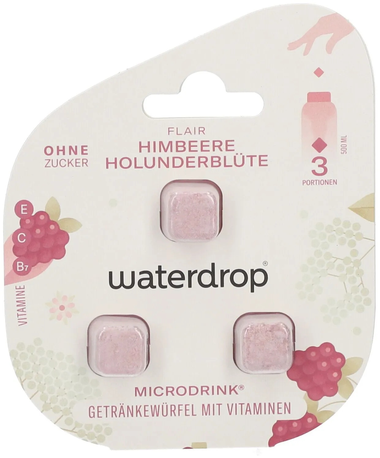 waterdrop® Microdrink® Flair Himbeer - Holunderblüte