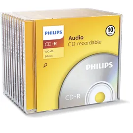 Philips CD-R 700MB 52x 10er Jewelcase (CR7A0NJ10/00)