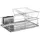 5five simply smart Abtropfgestell 2 Ebenen 34 x 40 x 3 cm Farbe Silber