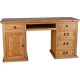 MiaMöbel Mexico Schreibtisch Massivholz Pinie Mexiko Möbel Mexikanisch