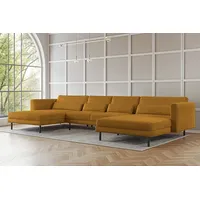 Fun Möbel Wohnlandschaft U-Form Sofa AGADA in Stoff Poso