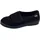 Manitu 340174 Hausschuh Schwarz 42