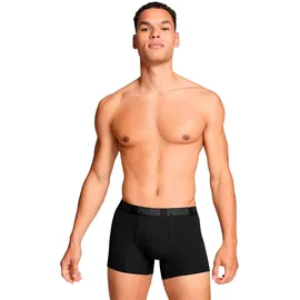 Puma Herren Everyday Basic Boxer Boxershorts Men Unterhose Unterwäsche Pack Farbe:Black/Phantom, Bekleidungsgröße:M - M