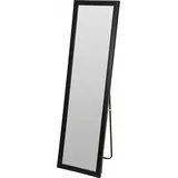 Standspiegel Ganzkörperspiegel Ankleidespiegel 126x36cm Schwarz Gestell Klappbar