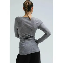 seamless basic T-shirt Woolen Jade in Grey melange), | Gr.: onesize,