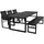 Brafab Vevi Gartentisch 230 x 95 x 73 cm Schwarz