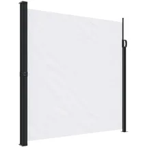 vidaXL Seitenmarkise 200 x 300 cm Weiß Polyester
