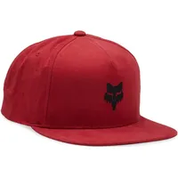 Fox Head Snapback Kappe, rot