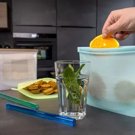 Intirilife 4er-Set Lebensmittelbeutel 1L in Transparent - Gr.: onesize