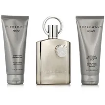 Afnan Supremacy Silver Eau de Parfum 100 ml + After Shave Balm 100 ml + Shower Gel 100 ml Geschenkset
