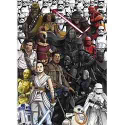 KOMAR Vliestapete »Star Wars Retro Cartoon«, bunt, glatt