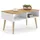 raumhirsch furniture Couchtisch Sandi Weiß Eiche 90 x 55 x 55 cm
