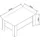VCM Couchtisch Rolas 90x55x41 cm weiß