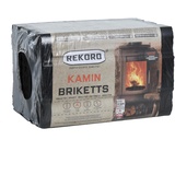 ESTEXO Rekord Kaminbriketts Braunkohlebrikett Braunkohle 10 kg Kamin Brikett Brennholz Öfen (Watt)