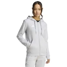 adidas Entrada 26 Kapuzenjacke Damen - team light grey/white - M
