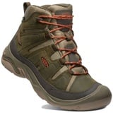 KEEN Circadia Mid Waterproof Herren dark olive/potters clay 43