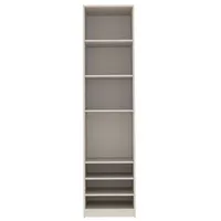 Marmex Garderobenschrank TRES 05 Kleiderschrank 50 cm mit Einlegeböden