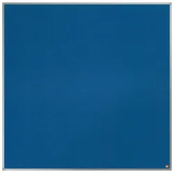 Nobo Filz-Notiztafel Essence Aluminiumrahmen 1200x1200mm blau