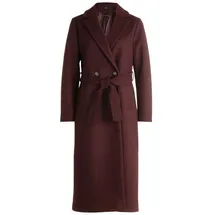 Zero Mantel Wolloptik mit Bindegürtel 40