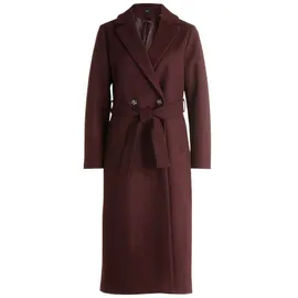 Zero Mantel Wolloptik mit Bindegürtel 40