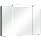 Pelipal Fokus 120 cm steingrau mit LED-Aufsatzleuchte