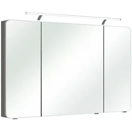 Pelipal Fokus 120 cm steingrau mit LED-Aufsatzleuchte