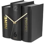 Karlsson KA5729 Book Uhr, Tischuhr, Papier, Schwarz, One Size