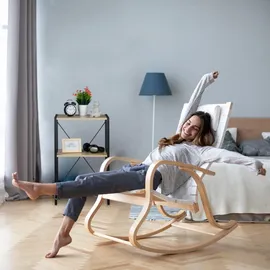 Relaxdays Standregal 50 x 35 x 80 cm Braun