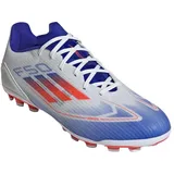 Adidas F50 League Football Boots Artificial Ground Fußballschuhe, Cloud White/solar red/Lucid Blue, 44