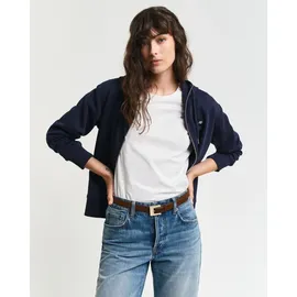 GANT Shield Zip Hoodie Blau M