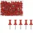 Wedo Pinnnadeln Diabolo rot, 100 St.