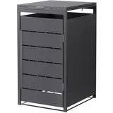 ML-Design Mülltonnenbox 68 x 80 x 120 cm anthrazit