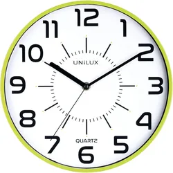 UNiLUX Wanduhr/Quarzuhr "POP", Durchmesser: 300 mm, grün