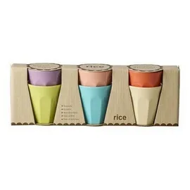 Rice Melamin Espresso Cups Glory Days 6er 80 ml, 9 cm, Ø Gr.: onesize