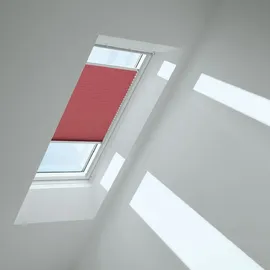 VELUX Plissee Weinrot 1279, UK04 1279K (Farbe: - 1279K, Farbe Schiene: Premium