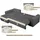 OTTO home Ecksofa OTTO HOME "JONAA L-Form, 241cm - OTTO. Verlässliche Qualität.", anthrazit, B:241cm H:79cm T:52cm, Sofas, Ecksofa, Schlaffunktion(133/200), Bettkasten, Cord, Struktur, Unser Tiefpreis