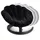 Tavo Haustierbett Shell 78,5 x 66 cm schwarz