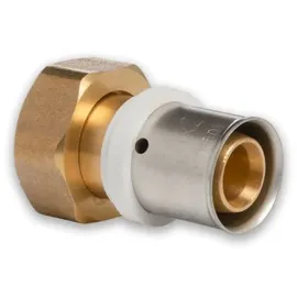 Selfio Aluverbund Pressfitting Übergangsverschraubung Innengewinde 20 x 2 - 3/4" Eurokonus TH + U Fitting