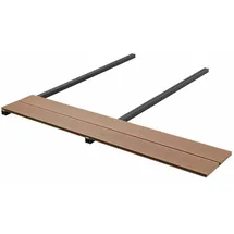 vidaXL Terrassendiele 14 x 220 cm braun