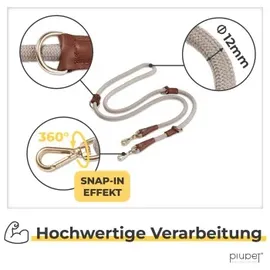 PiuPet PiuPet® Hundeleine beige