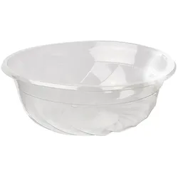 Papstar 10x50 Feinkost- und Salatschalen, PLA  pure  rund 1100 ml Ø 17,5 cm · 7,5 cm transparent